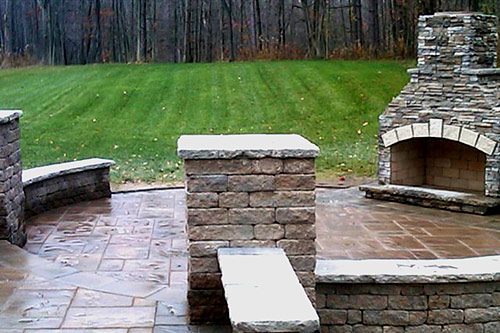 Fireplace Cultured Stone 1