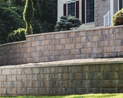 Mega-Tandem™ Stone Retaining Walls